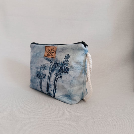 Neceser sloOw con tela de Flor azul