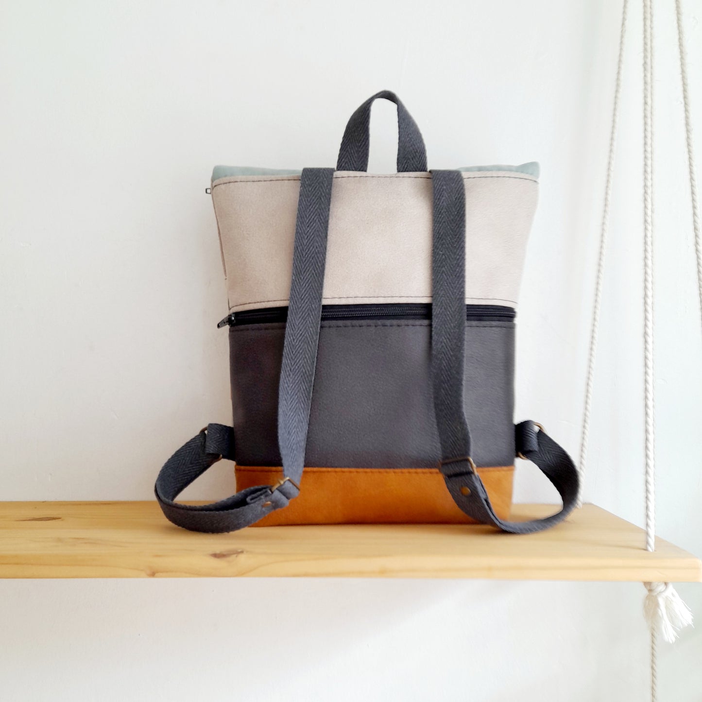 Rolltop de Círculos con camel y azul
