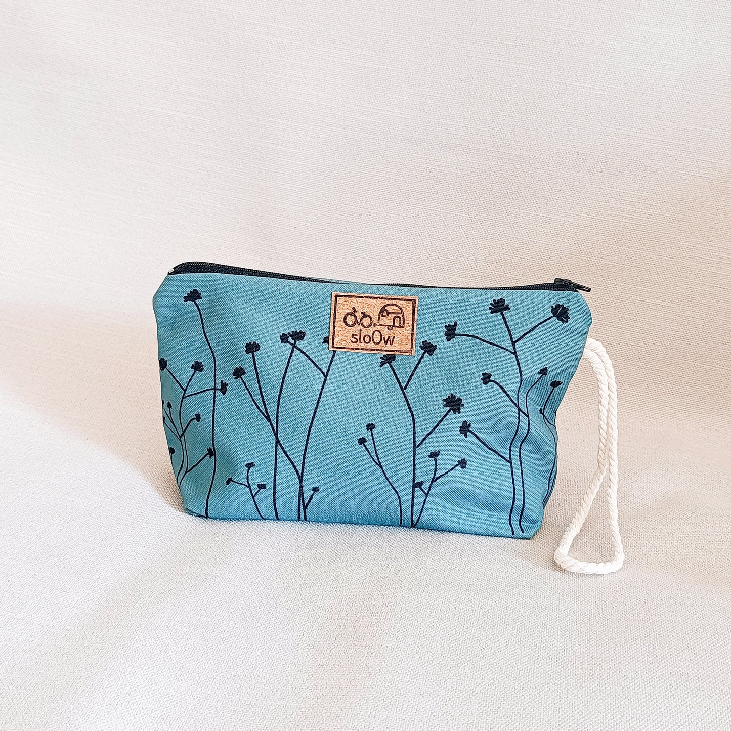 Neceser sloOw con tela de Gramíneas azules