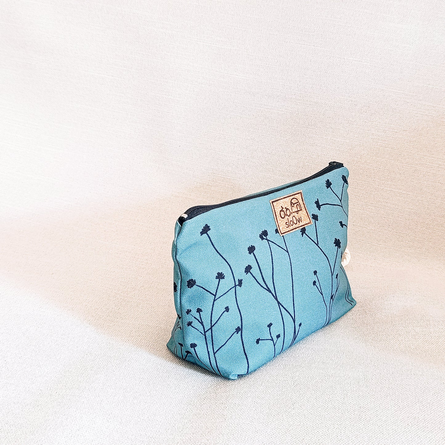 Neceser sloOw con tela de Gramíneas azules